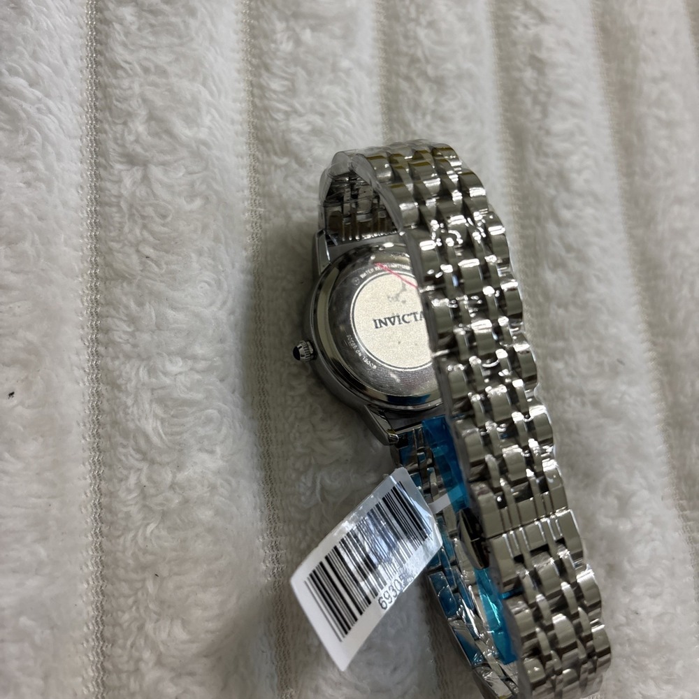 New Invicta Pink Tigerlily Wildflower Women's Watch - 34mm, Silver - Picture 4 of 5